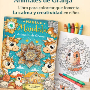 Magia Mandala – Libro para Colorear Infantil